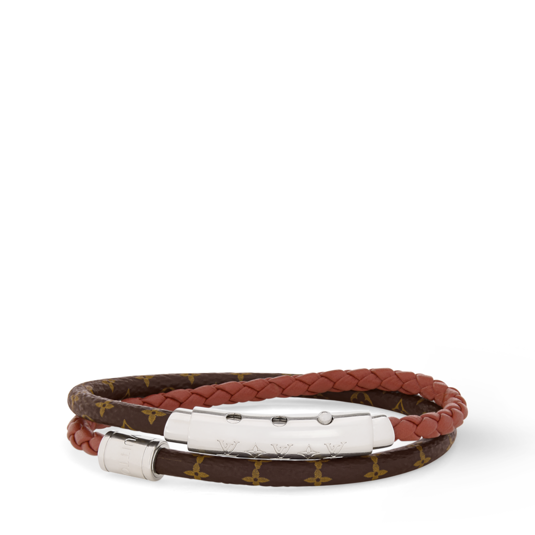 LV Double Spin Monogram Heritage Bracelet - Luxury Fashion